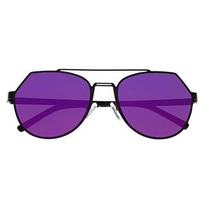 Bertha “Hadley” Sunglasses Pink/Purple Lens